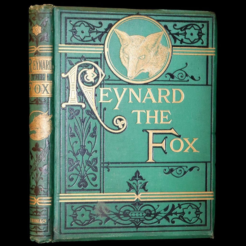 1872 Rare First Edition - Reynard The Fox, An Old Medieval Story Translated by Thomas Roscoe. Illustrated by Elwes and Jellicoe.