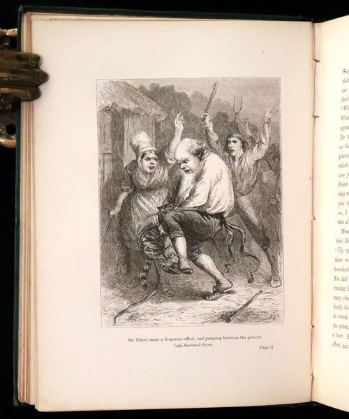1872 Rare First Edition - Reynard The Fox, An Old Medieval Story Translated by Thomas Roscoe. Illustrated by Elwes and Jellicoe.