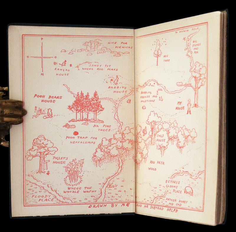 1926 Rare First Edition - Winnie-The-Pooh by A.A. Milne & Illustrated by Shepard.