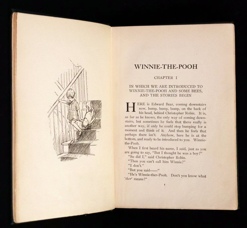 1926 Rare First Edition - Winnie-The-Pooh by A.A. Milne & Illustrated by Shepard.