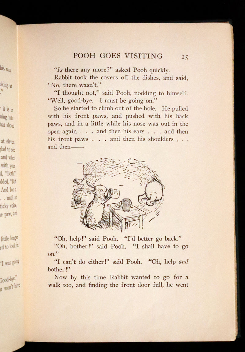 1926 Rare First Edition - Winnie-The-Pooh by A.A. Milne & Illustrated by Shepard.