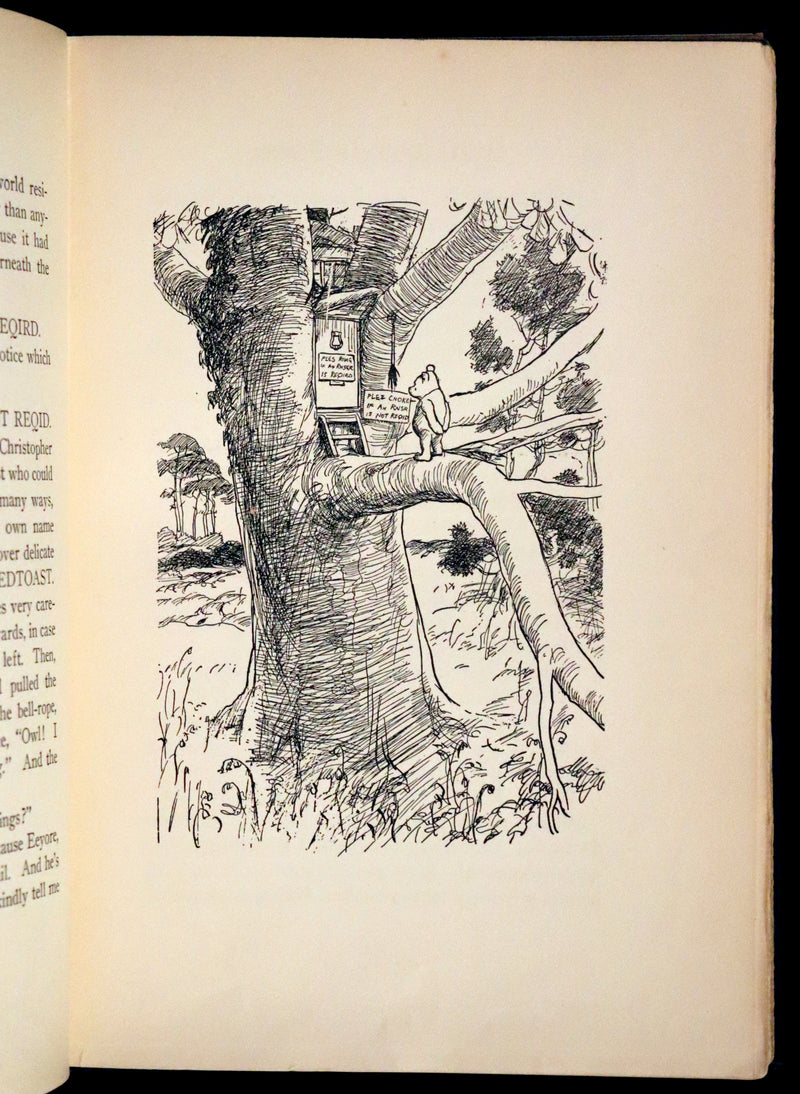 1926 Rare First Edition - Winnie-The-Pooh by A.A. Milne & Illustrated by Shepard.