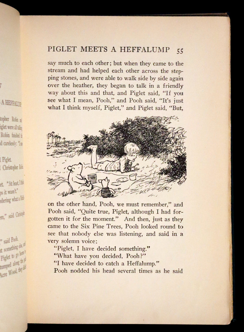1926 Rare First Edition - Winnie-The-Pooh by A.A. Milne & Illustrated by Shepard.