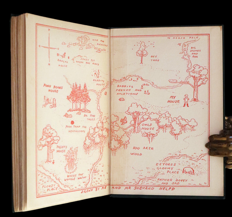 1926 Rare First Edition - Winnie-The-Pooh by A.A. Milne & Illustrated by Shepard.
