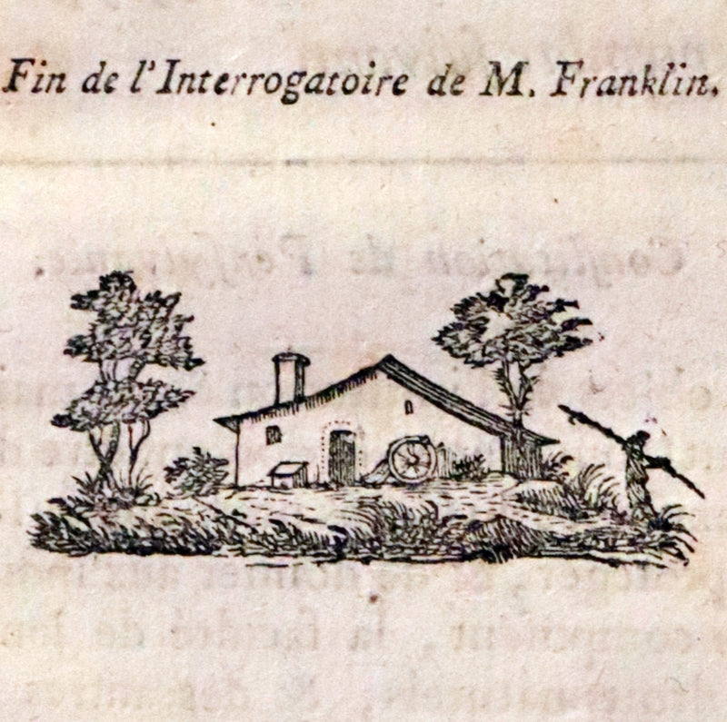 1778 Scarce French Book - Benjamin Franklin The Way to Wealth, La Science Du Bonhomme Richard + Constitution of Pennsylvania.