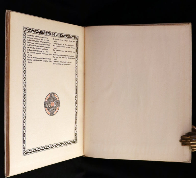 1898 Scarce First Edition Arthurian Legends Illuminated by Brothers Rhead - Idylls of the King, Enid, Vivien, Elaine, Guinevere.