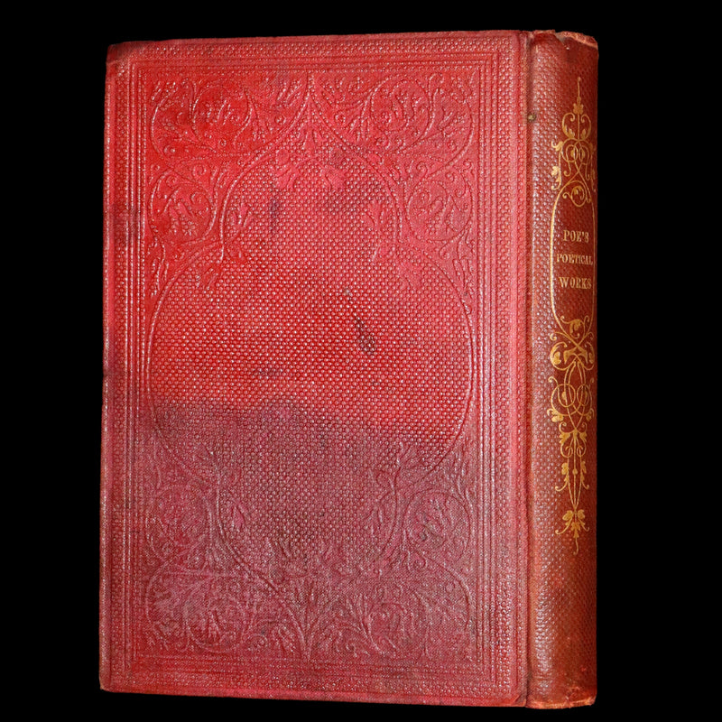 1852 Rare Book - The Poetical Works of Edgar Allan Poe with A Notice of his Life.