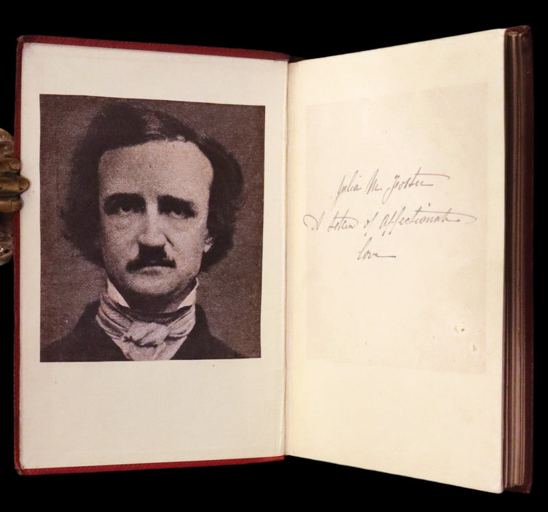 1852 Rare Book - The Poetical Works of Edgar Allan Poe with A Notice of his Life.