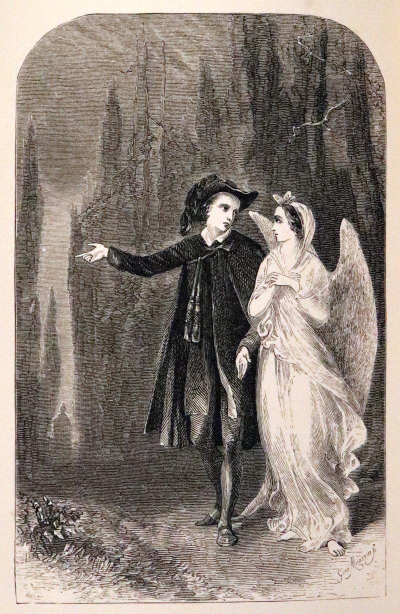 1852 Rare Book - The Poetical Works of Edgar Allan Poe with A Notice of his Life.