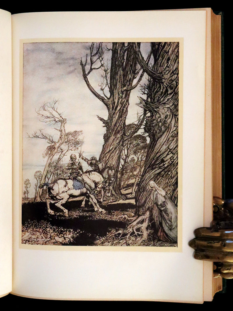 1917 Rare First Edition - Romance of King Arthur and His Knights of the Round Table illustrated by Rackham.