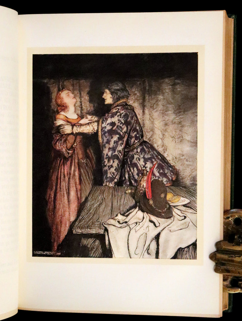 1917 Rare First Edition - Romance of King Arthur and His Knights of the Round Table illustrated by Rackham.