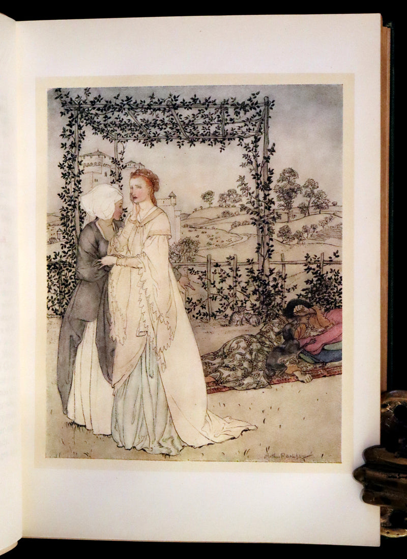 1917 Rare First Edition - Romance of King Arthur and His Knights of the Round Table illustrated by Rackham.