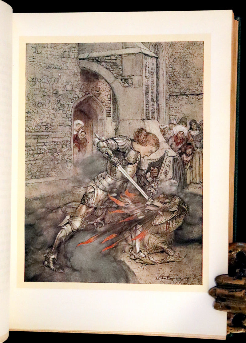 1917 Rare First Edition - Romance of King Arthur and His Knights of the Round Table illustrated by Rackham.