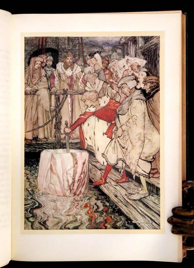 1917 Rare First Edition - Romance of King Arthur and His Knights of the Round Table illustrated by Rackham.