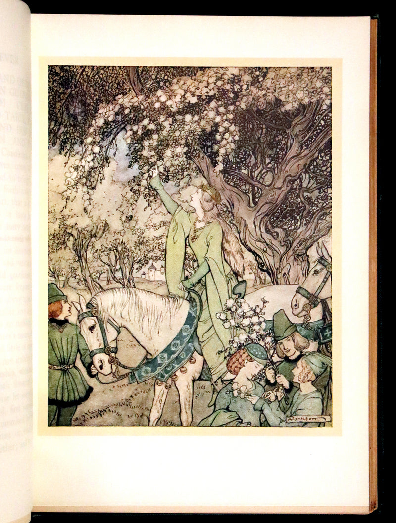 1917 Rare First Edition - Romance of King Arthur and His Knights of the Round Table illustrated by Rackham.