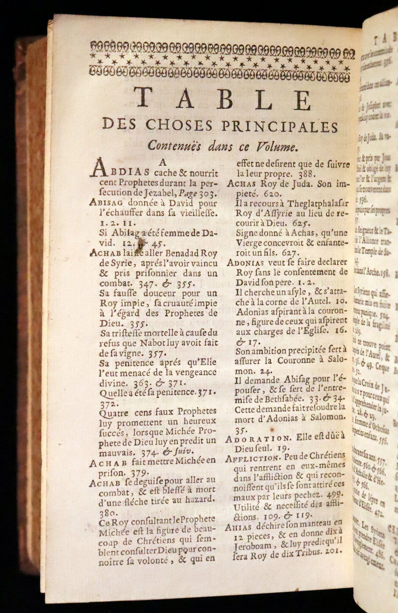 1687 Rare Latin French Bible - The Last Two Books of King - Deux Dernier Livres Des Rois.