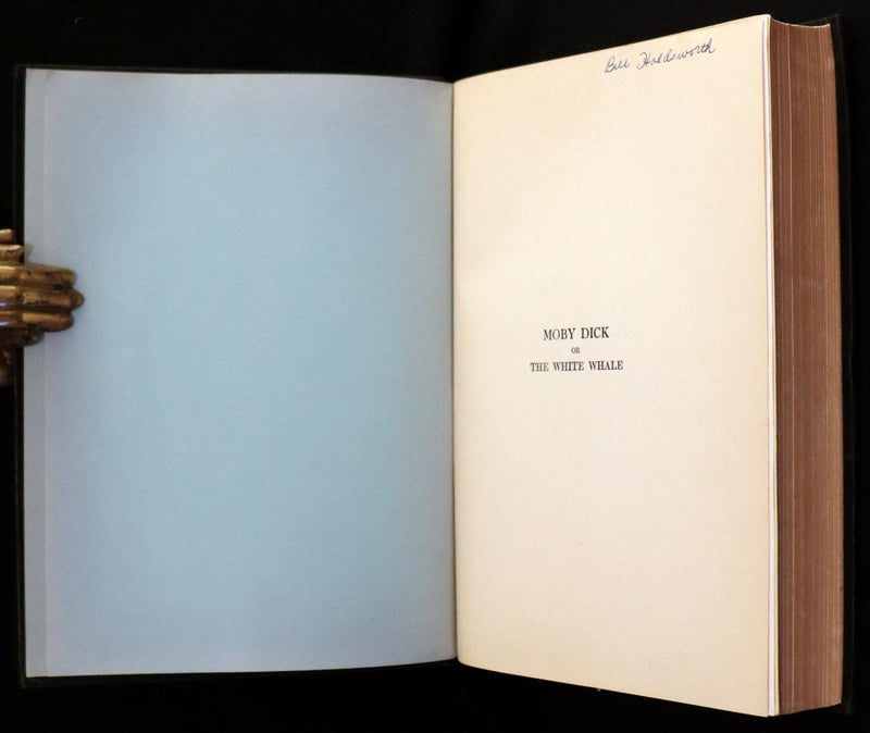 1931 Rare First Edition - Moby Dick or The White Whale by Herman Melville, illustrated by Anton Otto Fischer.