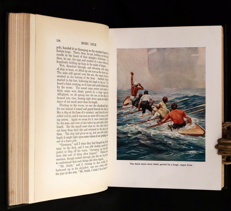 1931 Rare First Edition - Moby Dick or The White Whale by Herman Melville, illustrated by Anton Otto Fischer.