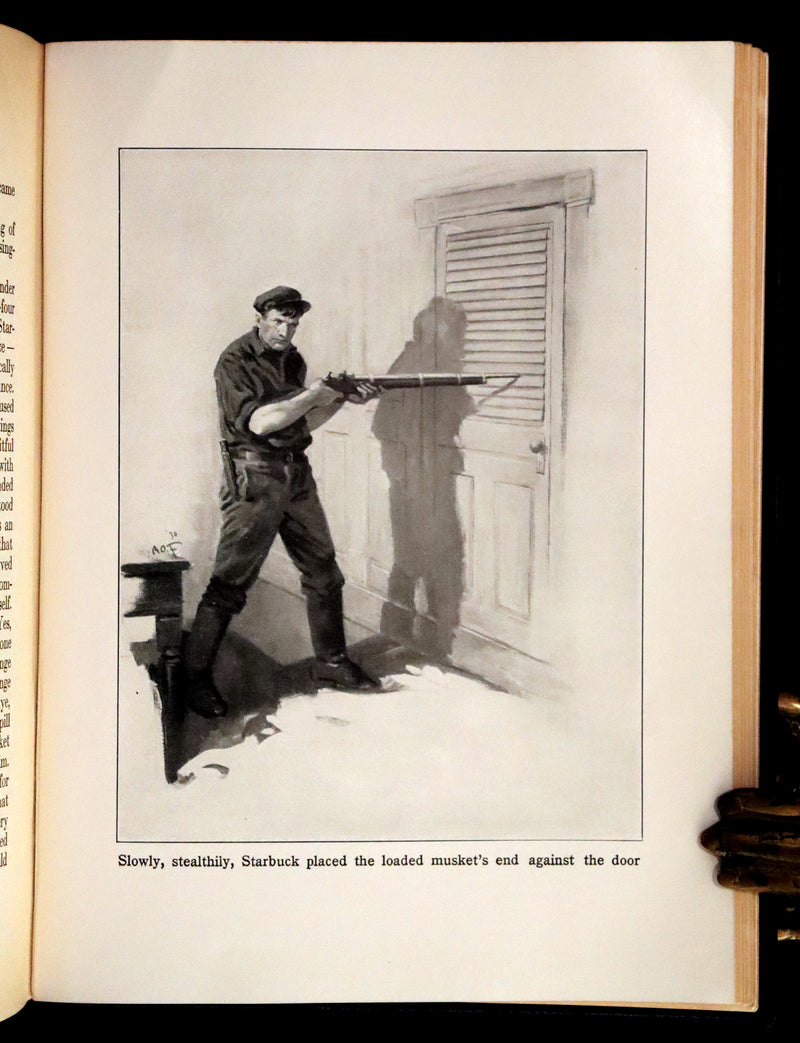 1931 Rare First Edition - Moby Dick or The White Whale by Herman Melville, illustrated by Anton Otto Fischer.