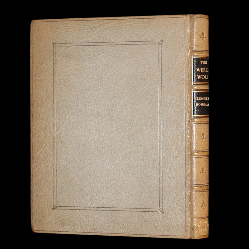 1896 Rare First Edition on Werewolves - The Were-Wolf by Clemence Housman and Illustrated by Laurence Houseman.