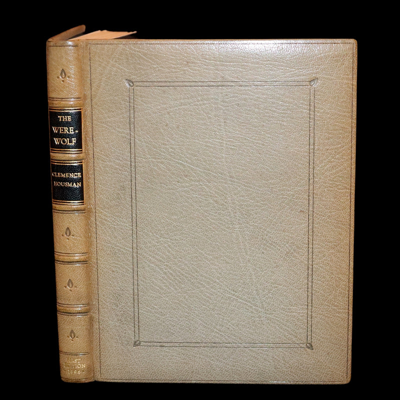1896 Rare First Edition on Werewolves - The Were-Wolf by Clemence Housman and Illustrated by Laurence Houseman.