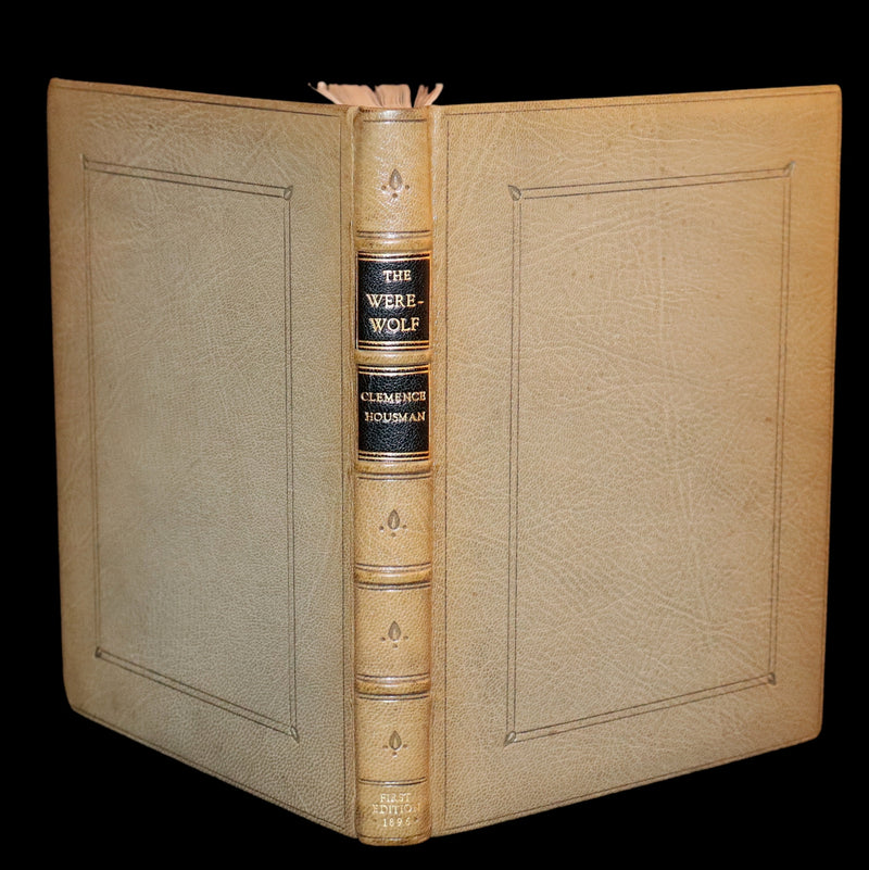 1896 Rare First Edition on Werewolves - The Were-Wolf by Clemence Housman and Illustrated by Laurence Houseman.