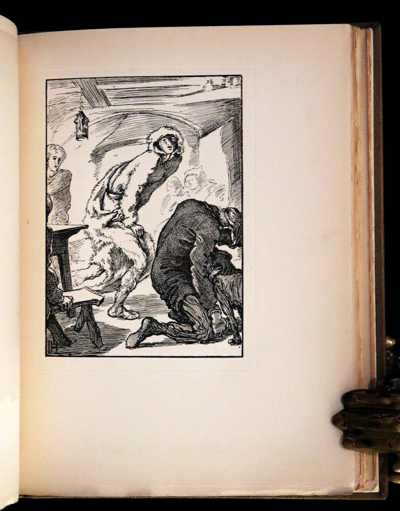 1896 Rare First Edition on Werewolves - The Were-Wolf by Clemence Housman and Illustrated by Laurence Houseman.