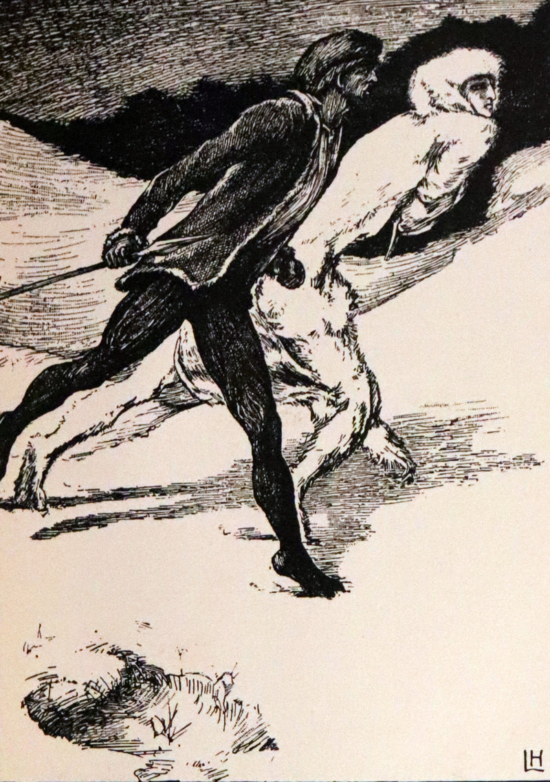 1896 Rare First Edition on Werewolves - The Were-Wolf by Clemence Housman and Illustrated by Laurence Houseman.