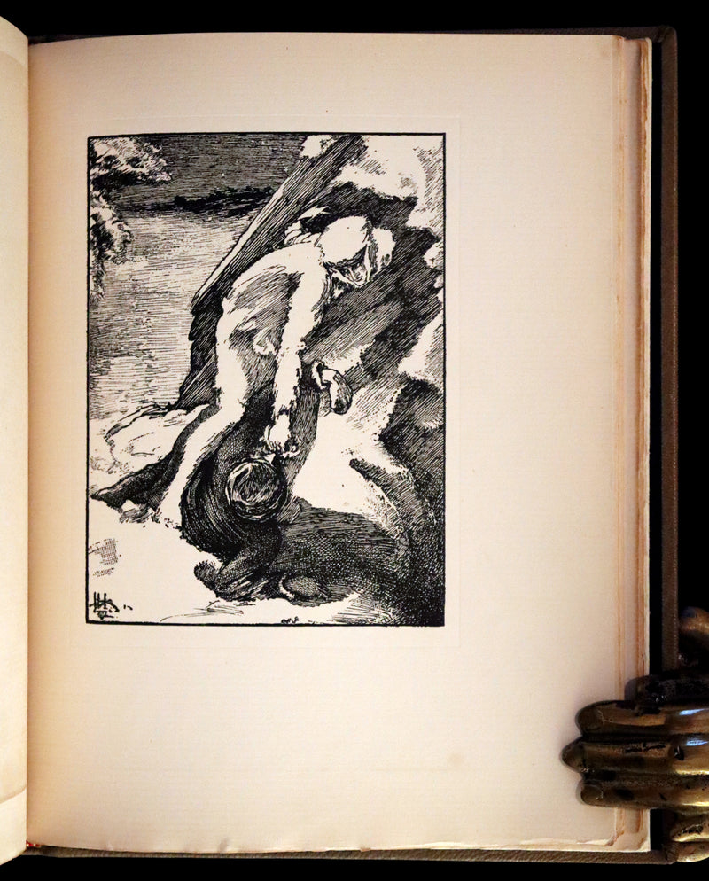 1896 Rare First Edition on Werewolves - The Were-Wolf by Clemence Housman and Illustrated by Laurence Houseman.