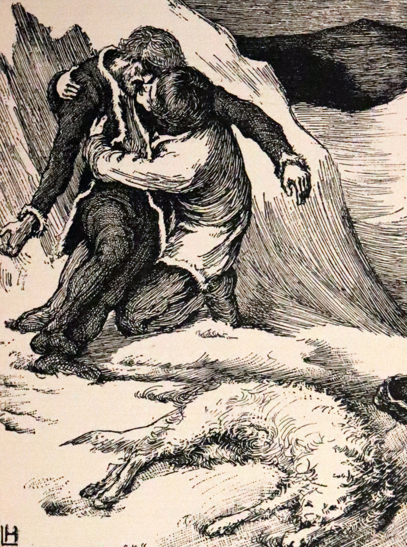 1896 Rare First Edition on Werewolves - The Were-Wolf by Clemence Housman and Illustrated by Laurence Houseman.