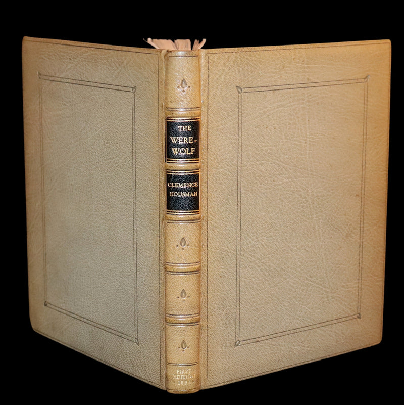 1896 Rare First Edition on Werewolves - The Were-Wolf by Clemence Housman and Illustrated by Laurence Houseman.
