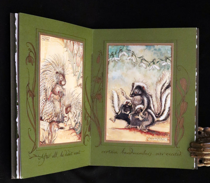 2008 Rare First Edition - Mr. Rabbit's Symphony of Nature by Charles van Sandwyk. With “frolicking frogs” bookmark.