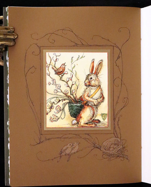 2008 Rare First Edition - Mr. Rabbit's Symphony of Nature by Charles van Sandwyk. With “frolicking frogs” bookmark.