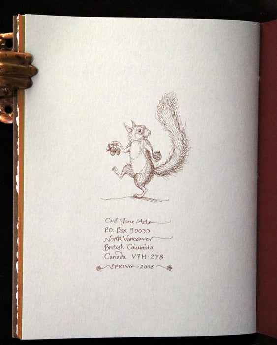 2008 Rare First Edition - Mr. Rabbit's Symphony of Nature by Charles van Sandwyk. With “frolicking frogs” bookmark.