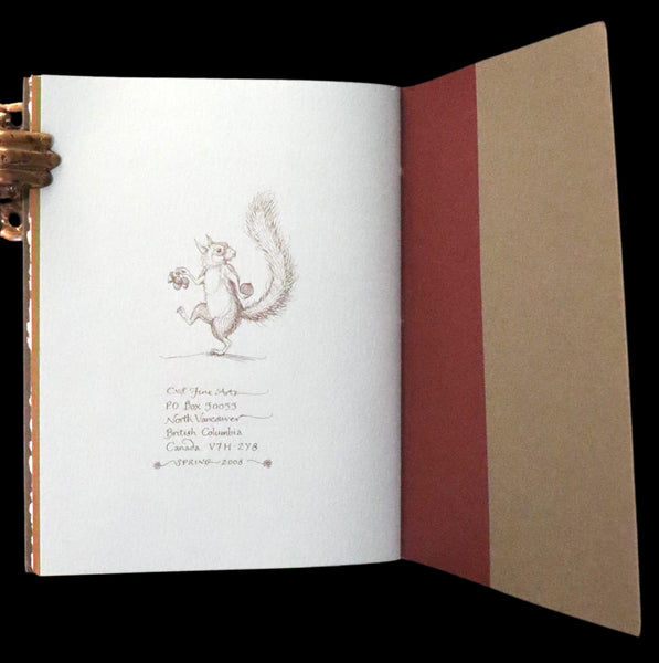 2008 Rare First Edition - Mr. Rabbit's Symphony of Nature by Charles van Sandwyk. With “frolicking frogs” bookmark.