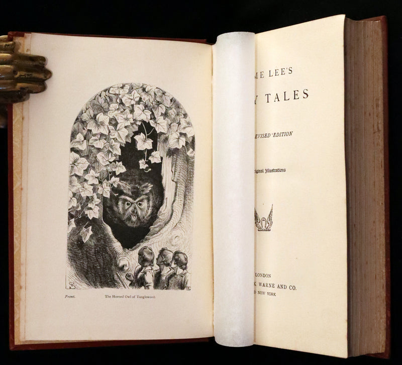 1890 Rare Victorian Book - Holme Lee's Fairy Tales, illustrated.