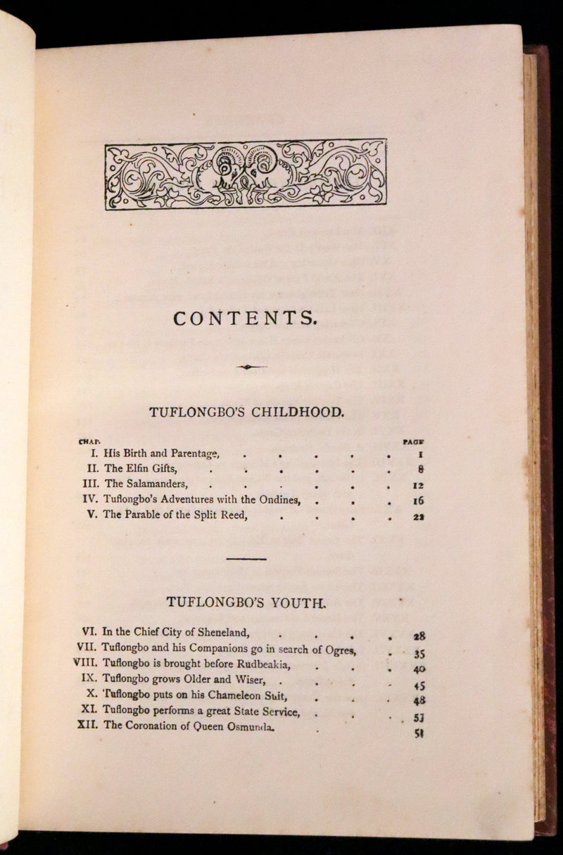 1890 Rare Victorian Book - Holme Lee's Fairy Tales, illustrated.