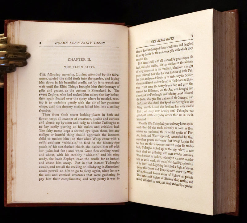 1890 Rare Victorian Book - Holme Lee's Fairy Tales, illustrated.