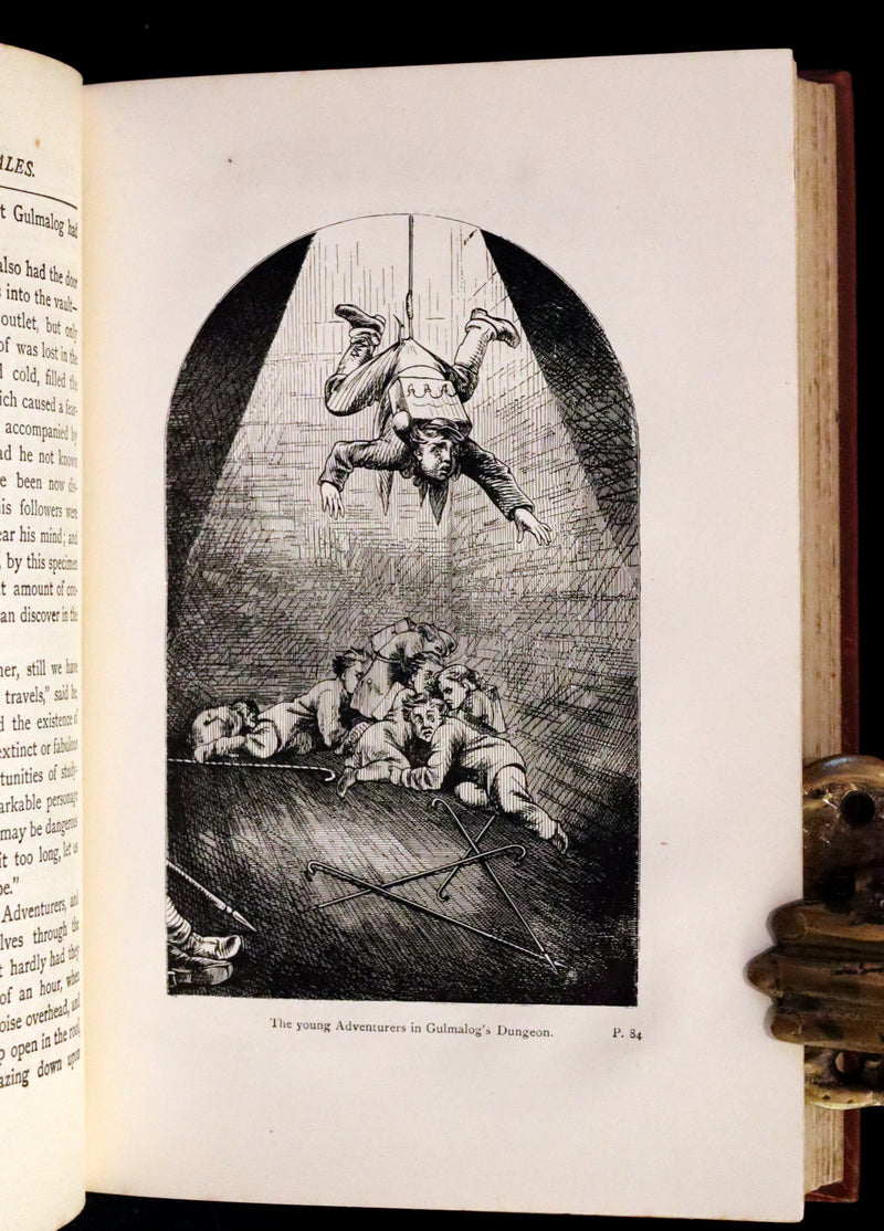 1890 Rare Victorian Book - Holme Lee's Fairy Tales, illustrated.