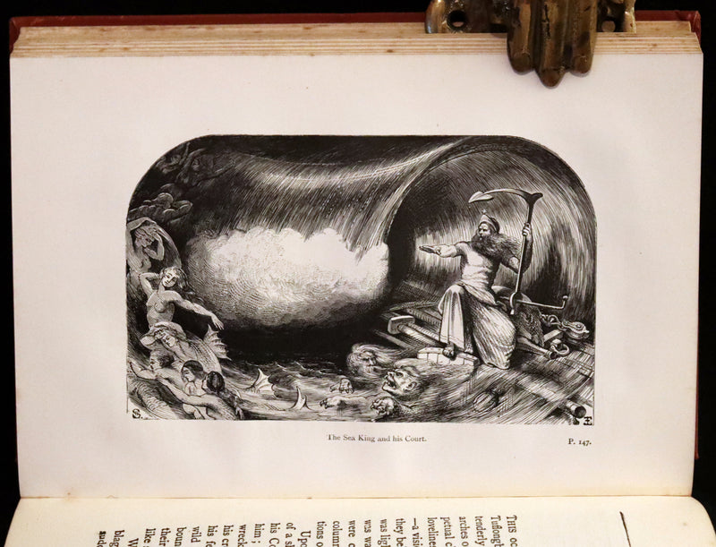 1890 Rare Victorian Book - Holme Lee's Fairy Tales, illustrated.