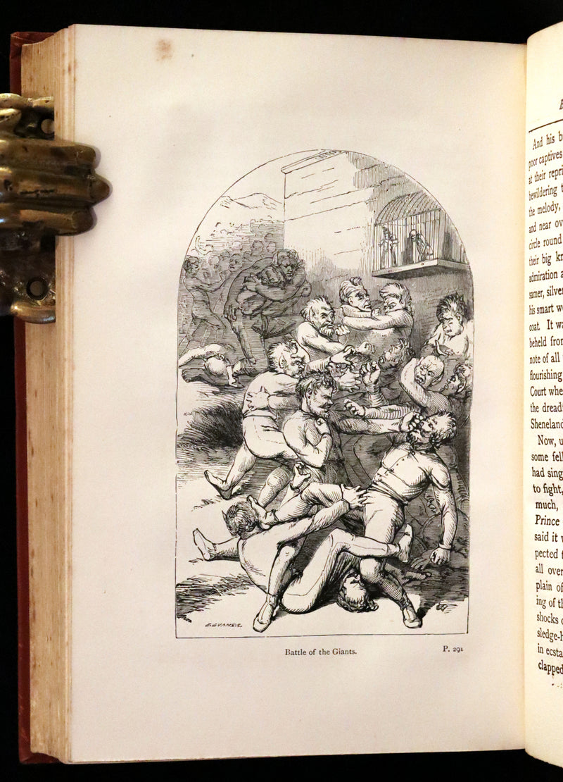 1890 Rare Victorian Book - Holme Lee's Fairy Tales, illustrated.