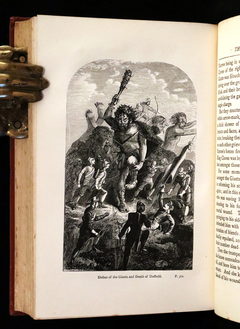 1890 Rare Victorian Book - Holme Lee's Fairy Tales, illustrated.