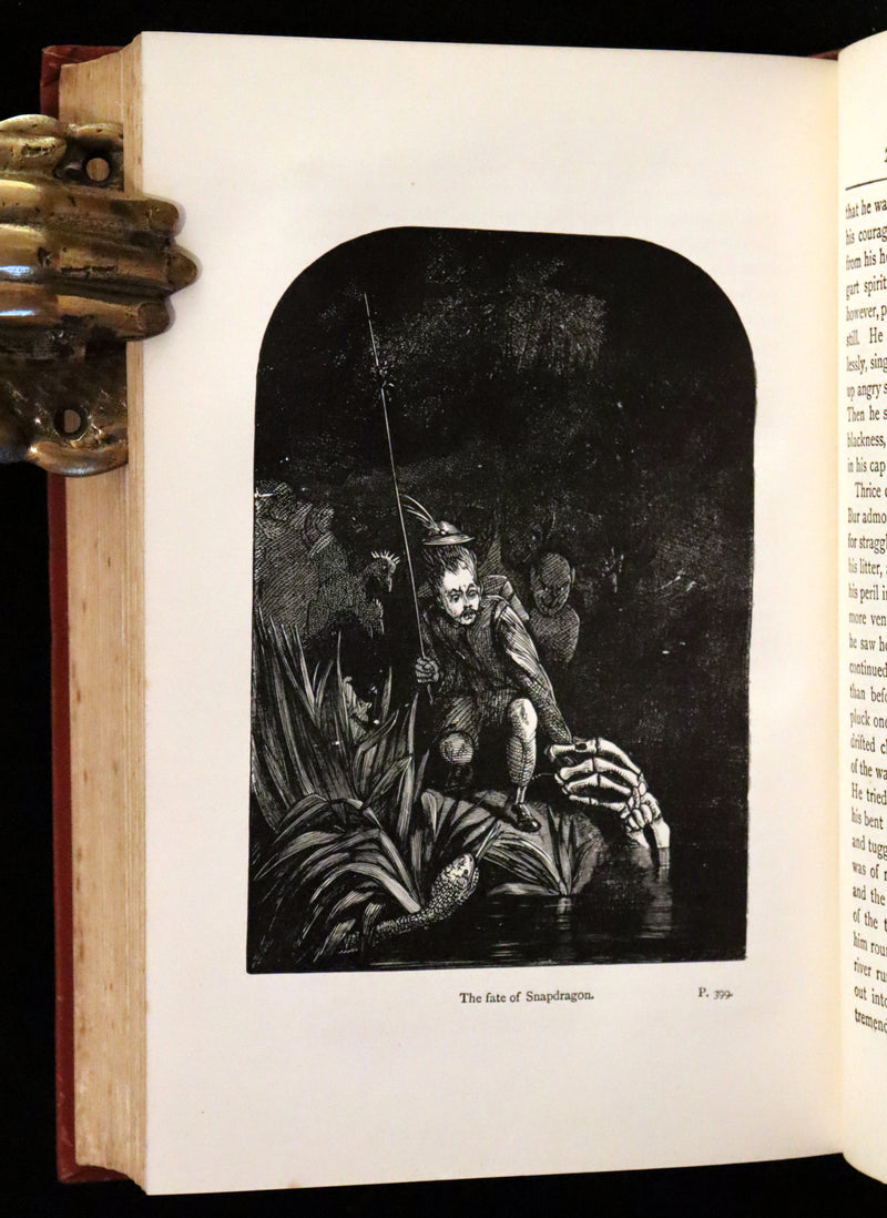 1890 Rare Victorian Book - Holme Lee's Fairy Tales, illustrated.