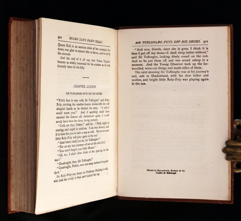 1890 Rare Victorian Book - Holme Lee's Fairy Tales, illustrated.