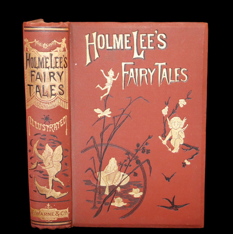 1890 Rare Victorian Book - Holme Lee's Fairy Tales, illustrated.