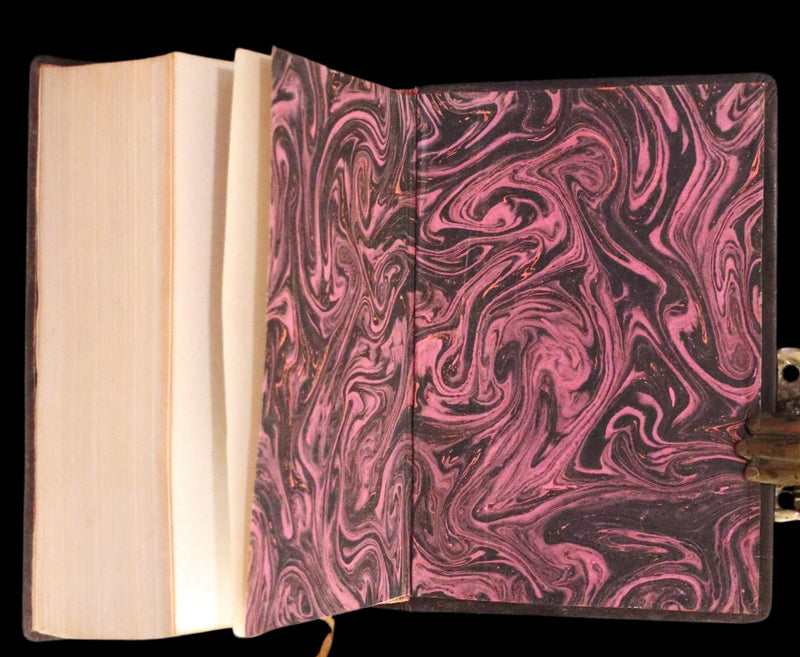 1930's Leather bound Edition - Moby Dick or The Whale by Melville, illustrated by Rockwell Kent.