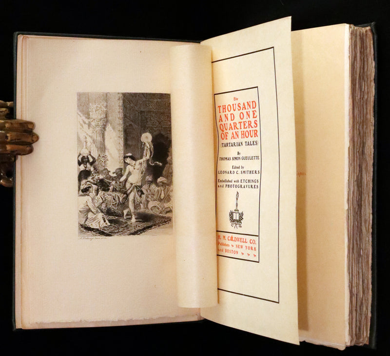 1897 Scarce First US Edition - Tartarian Tales - The Thousand and One Quarters of an Hour by Thomas Simon Gueulette.