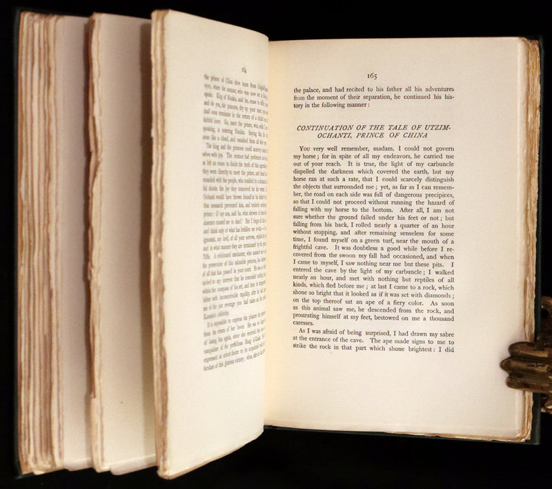 1897 Scarce First US Edition - Tartarian Tales - The Thousand and One Quarters of an Hour by Thomas Simon Gueulette.
