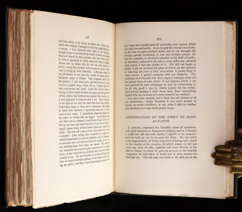 1897 Scarce First US Edition - Tartarian Tales - The Thousand and One Quarters of an Hour by Thomas Simon Gueulette.