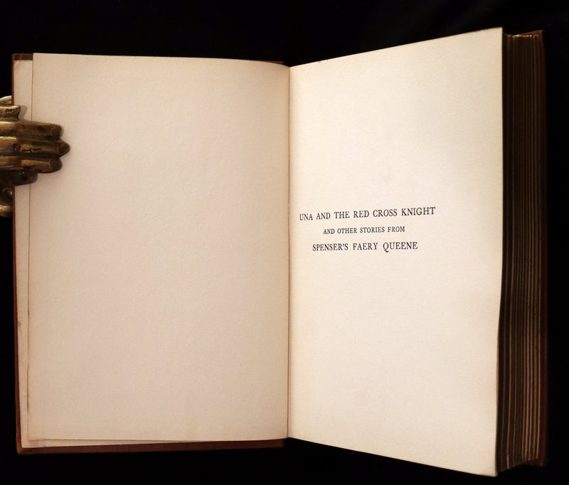 1911 Scarce Book - Una and the Red Cross Knight from Spenser's Faery Queene.
